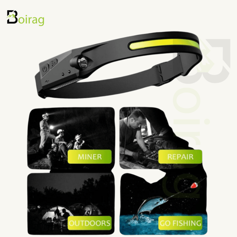 COB Rechargeable Headlamp LED