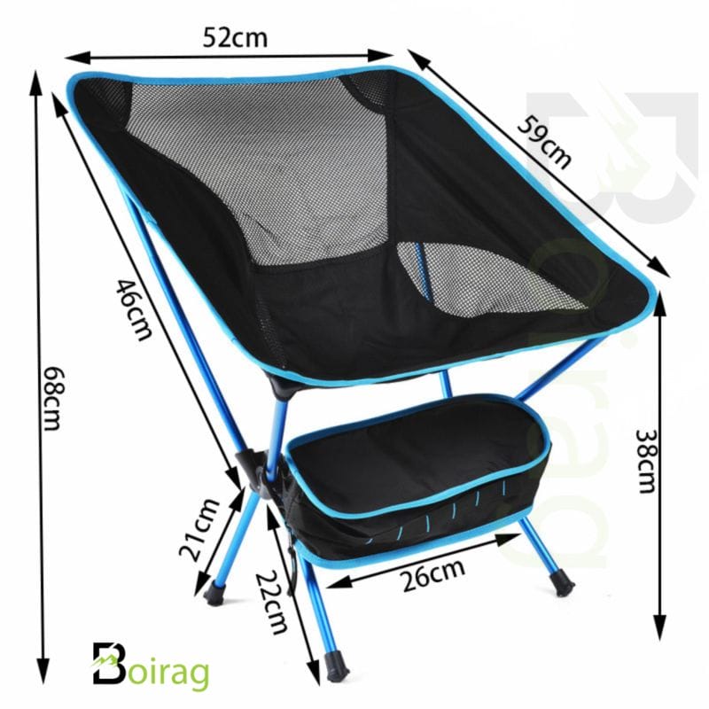 Portable Ultralight Camping Chair with Storage Bag