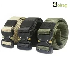 Quick Release Metal Buckle Tactical Belt - 3pcs