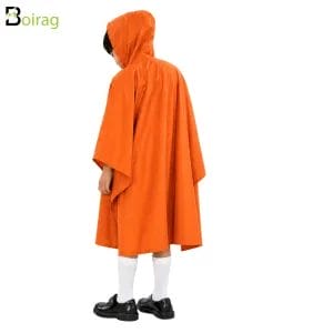 Kids-Poncho-Orange
